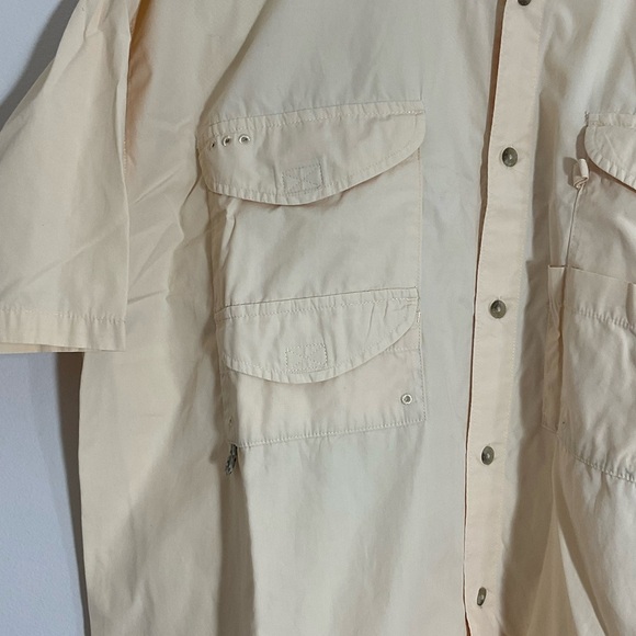 Columbia Shirt Mens Size 2XL PFG Performance Fishing Gear, Soft Yellow, Vented - Picture 3 of 12